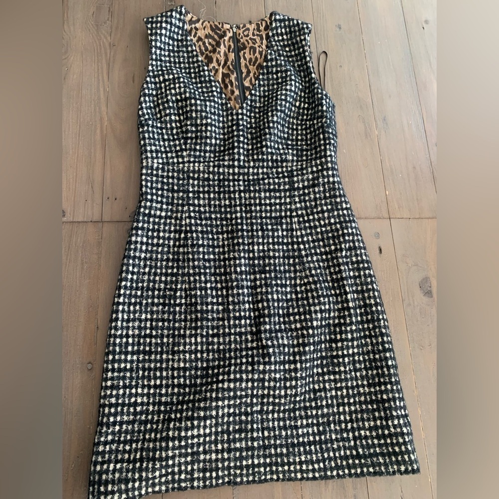 Dolce & Gabbana wool blend plaid dress - Picture 1 of 8
